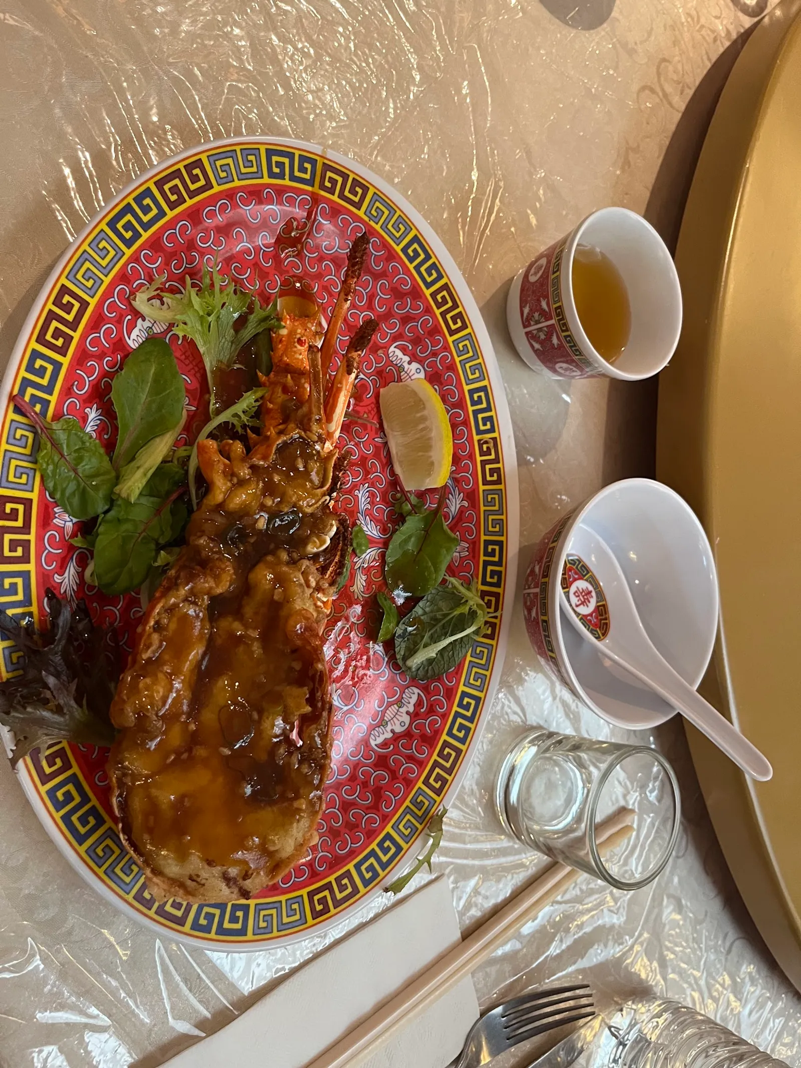 Lobster in sauce