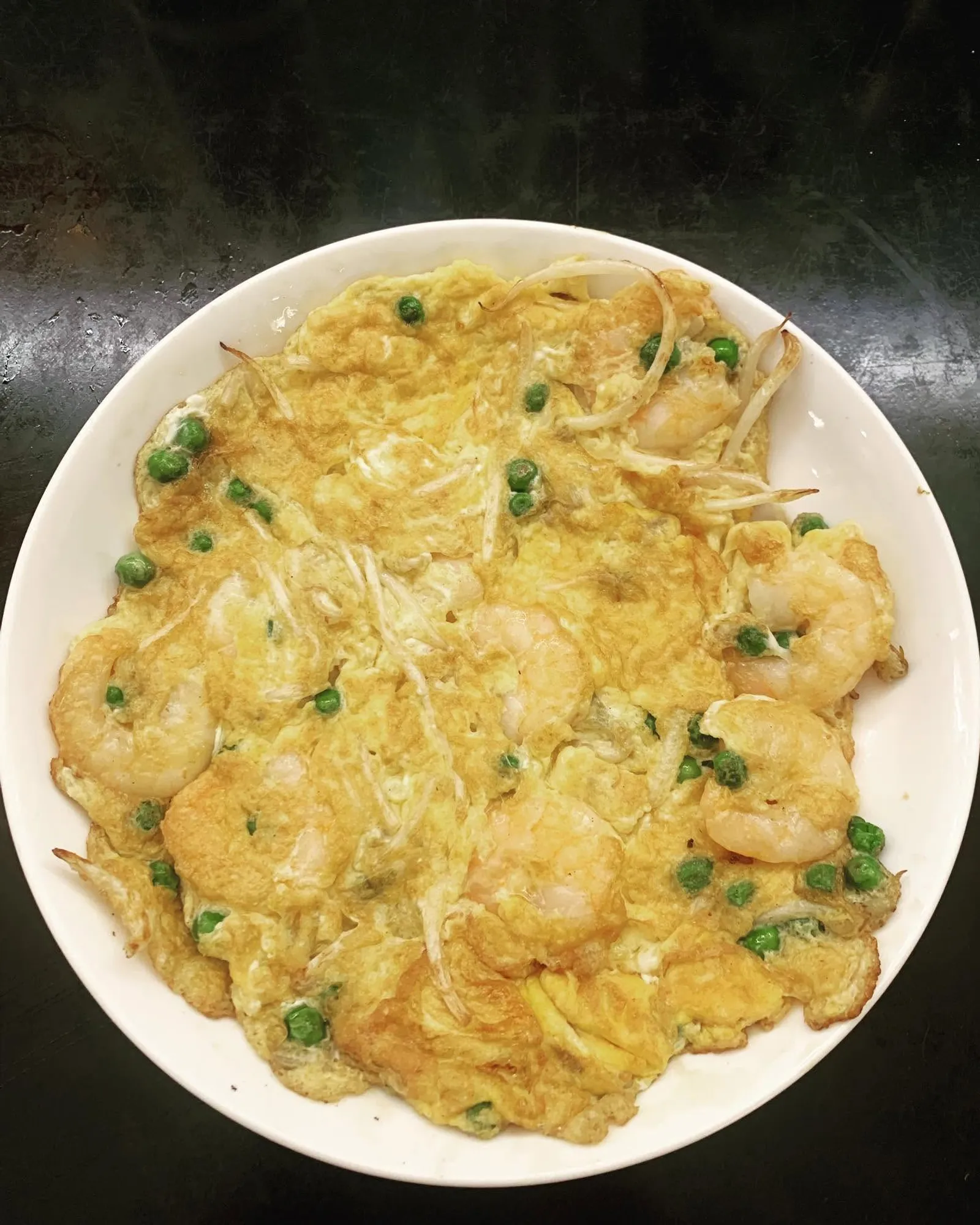 Prawn and egg omelette at WingLock